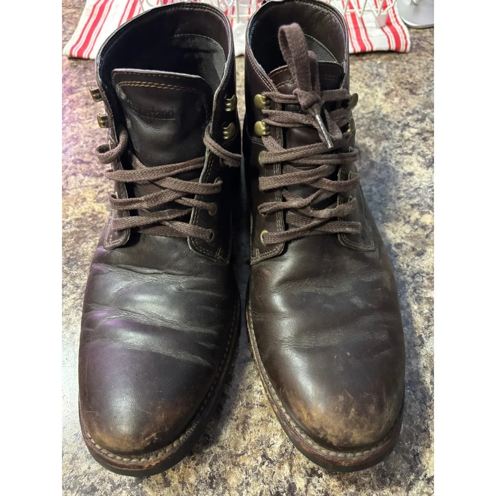 Timberland Larchmont II Waterproof Chukka Boots Mens 10 Brown Leather